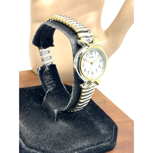 Timex Women's Watch T21854 Quartz Two Tone Stainless Steel Expansion Band 25mm - Picture 13 of 13